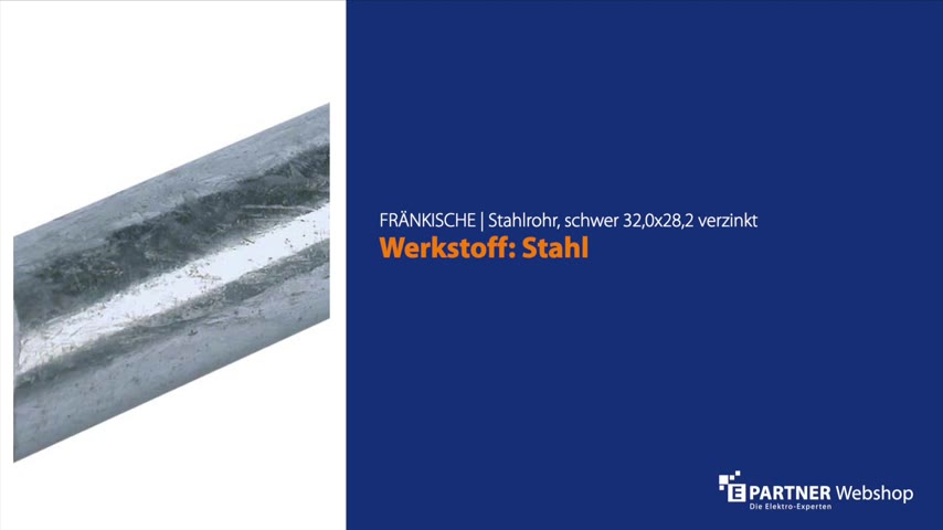 Fränkische Stahlrohr, schwer 50,0x47,0 verzinkt Staro Steck-ES-V50 [Staro  Steck-ES-V50] 